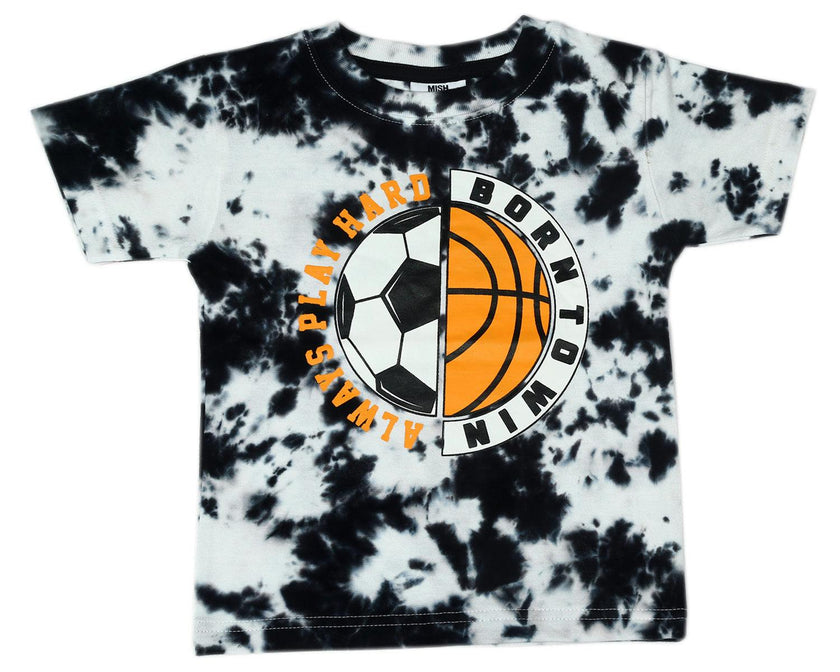 Kids Tie Dye Tee - Born to Win