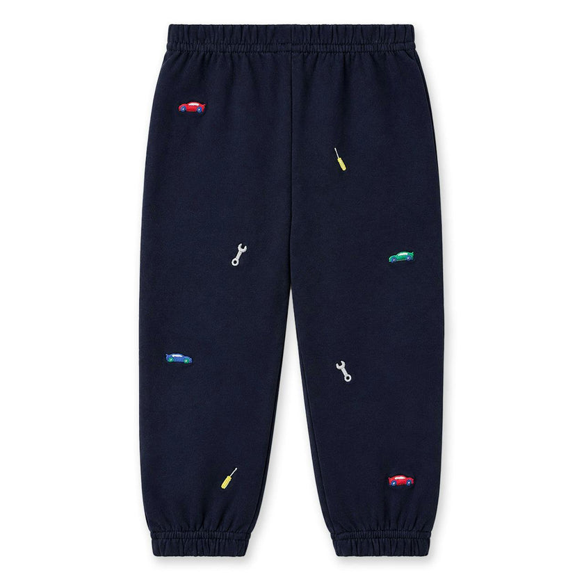 French Terry Jogger with Cars & Tools