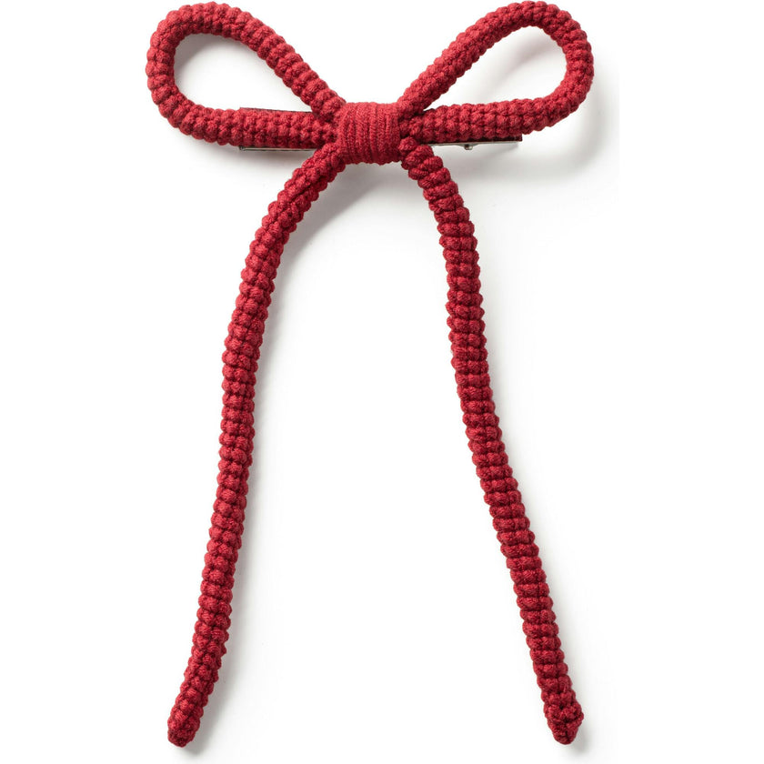 Juliana Textured Knit Long Tail Clip