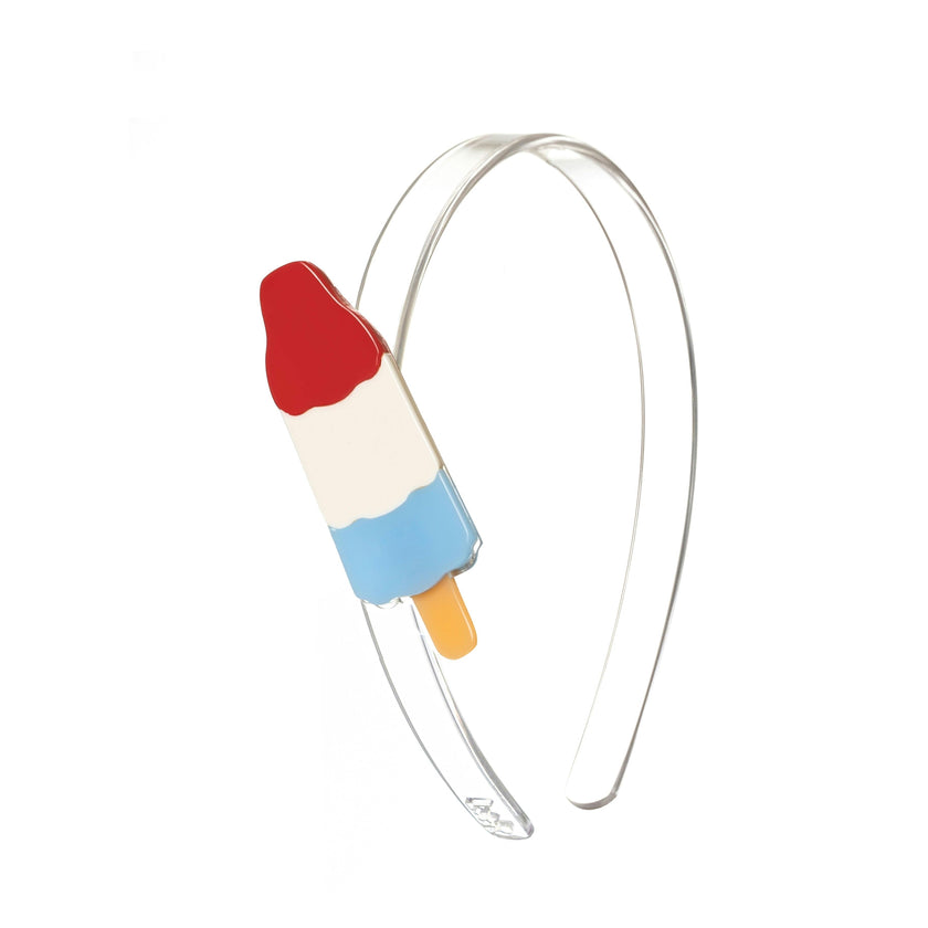 Popsicle Red Blue Headband
