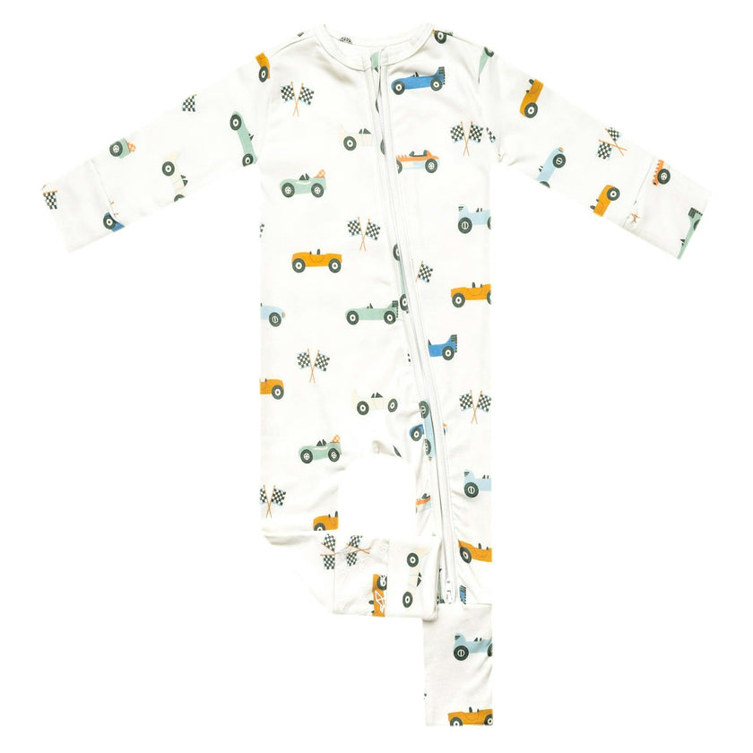 Convertible Zip-Up Footie Pajama - Speedster