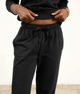 Womens Recycled Fleece Classic Sweatpant - Recycled Fleece - Black