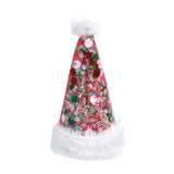 Packed Party Trapped Confetti Santa Hat Party Accessory