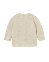 Beige Knitted Baby Cardigan