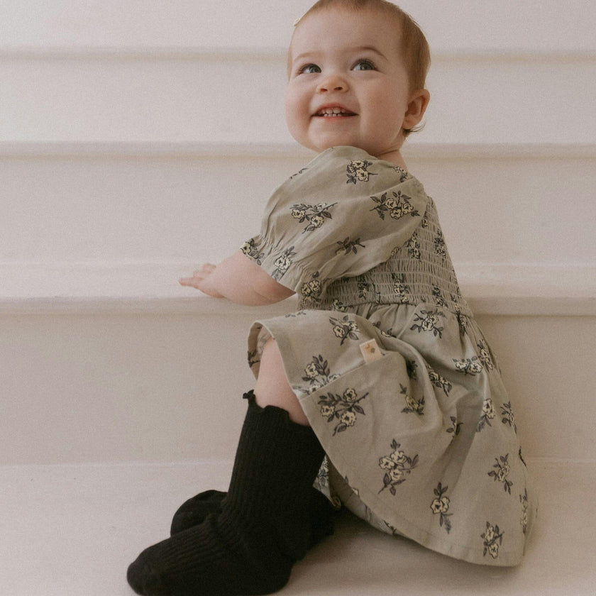Organic Smocked Dress W/ Bloomers