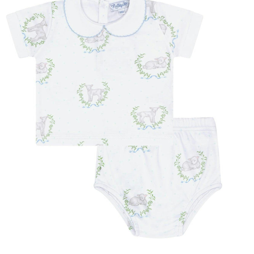 Print Diaper Cover Set
