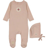 Geo-Floral Footie & Hat Set