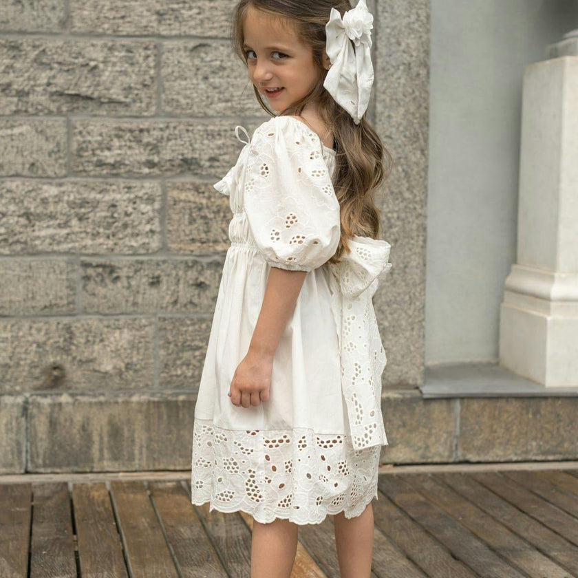 Blanca White Cotton Dress