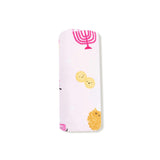 Hanukkah - Pink - Bamboo - Swaddle Blanket