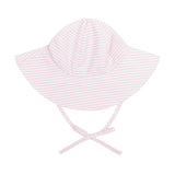 baby pink stripe sun hat