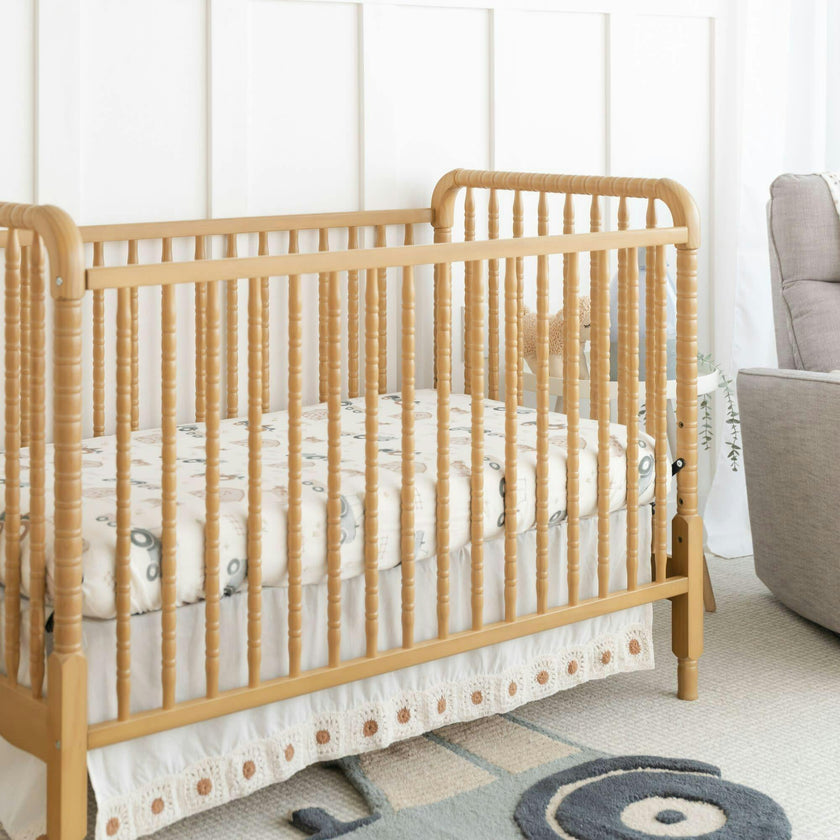 Charlie Farmhouse Crochet Baby Crib Skirt