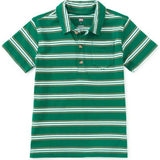 Striped Polo, Green