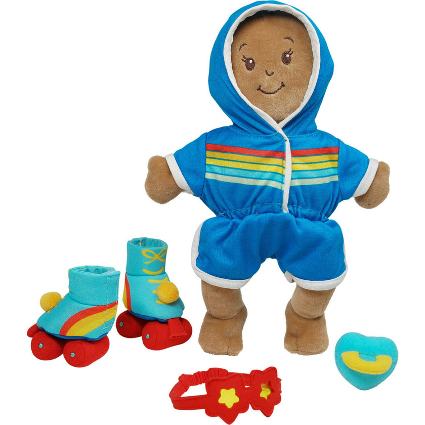 Wee Baby Stella Rainbow Roller Baby Doll Set