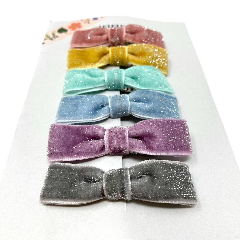 Shimmer Velvet Bows