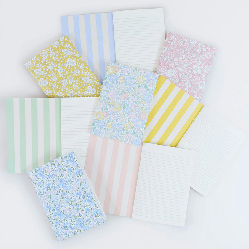 Meri Meri x Liberty Softcover Boxed Notebooks