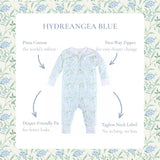 Zip up Pajama 2-Pack Hydrangea & Magnolia
