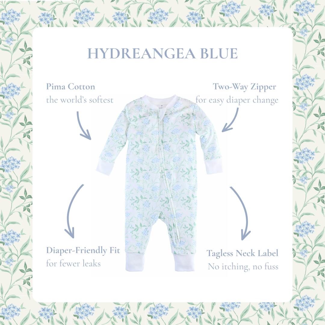 Zip up Pajama 2-Pack Hydrangea & Magnolia