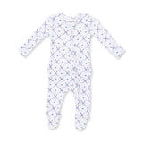 Simple Hockey Pink - 2 Way Ruffle Back Zipper Footie
