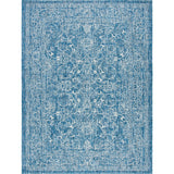 Courtyard Juniper Indoor/Outdoor Rug, Navy
