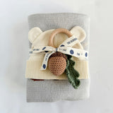 ABC Blanket Hat Teether Gift Set