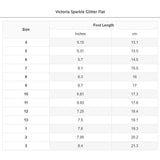 Victoria Sparkle Glitter Flat