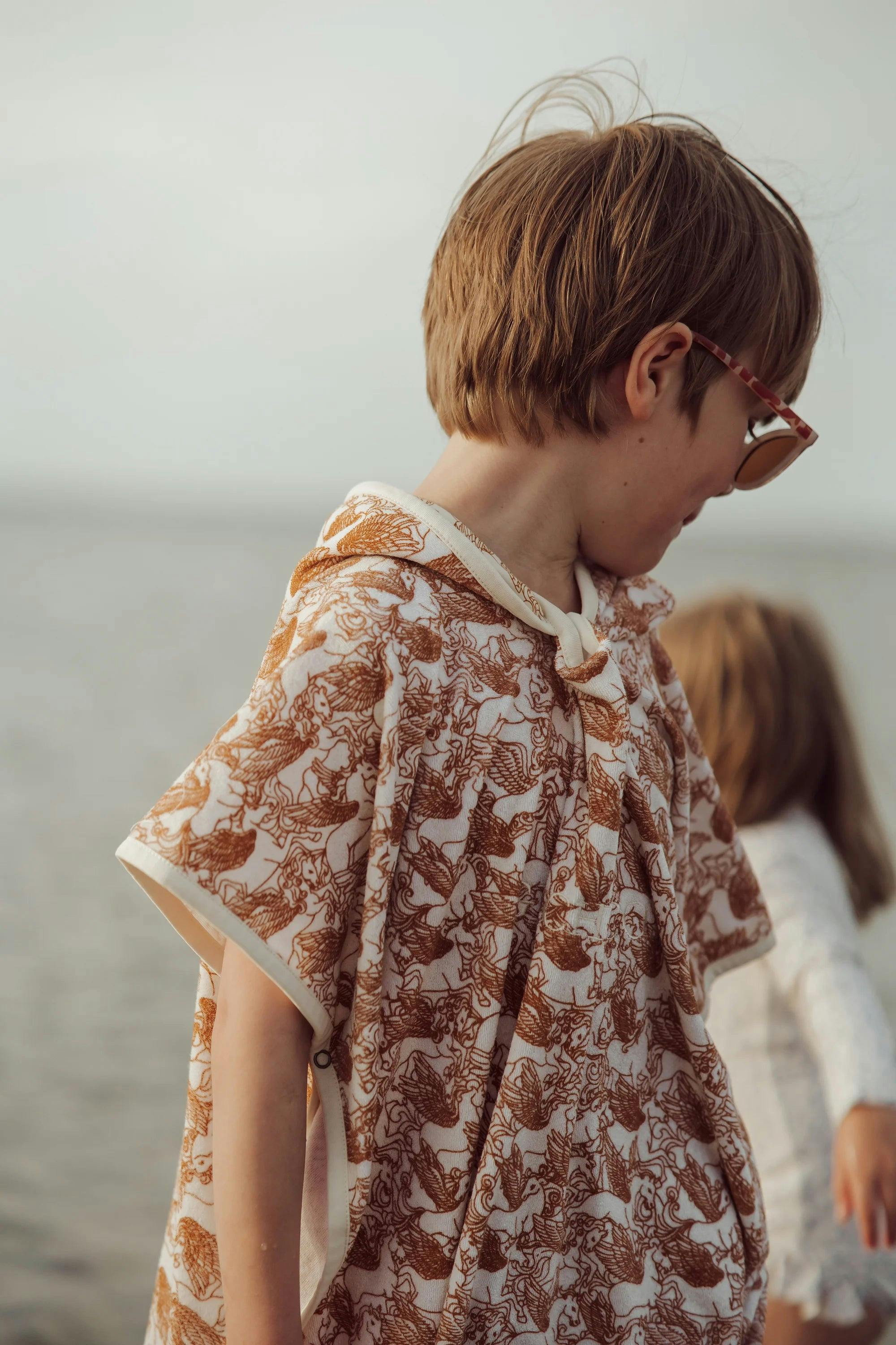 Bathing Towel Poncho | Organic Cotton - Pegasus