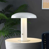 Suillius 11" Contemporary Bohemian Rechargeable/Cordless Iron Integrated LED Mushroom Table Lamp
