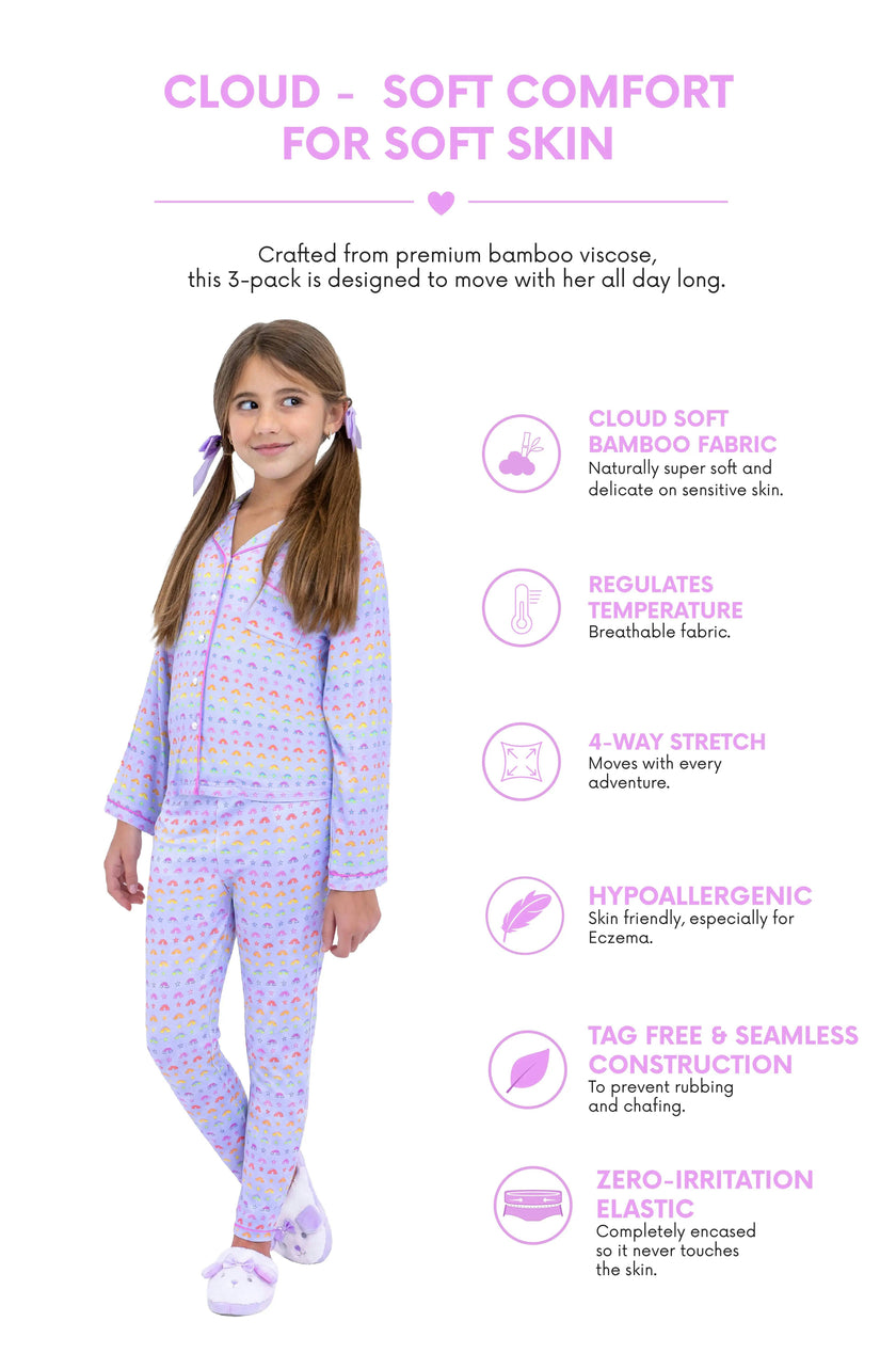 Dreamy Skies Long Sleeve Jersey Pajama Pant Set