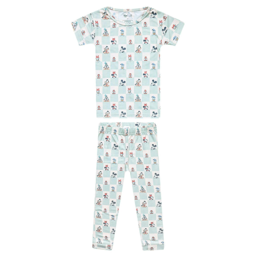 2pc Short Sleeve Pajamas with Pants - Mickey Mouse and Friends