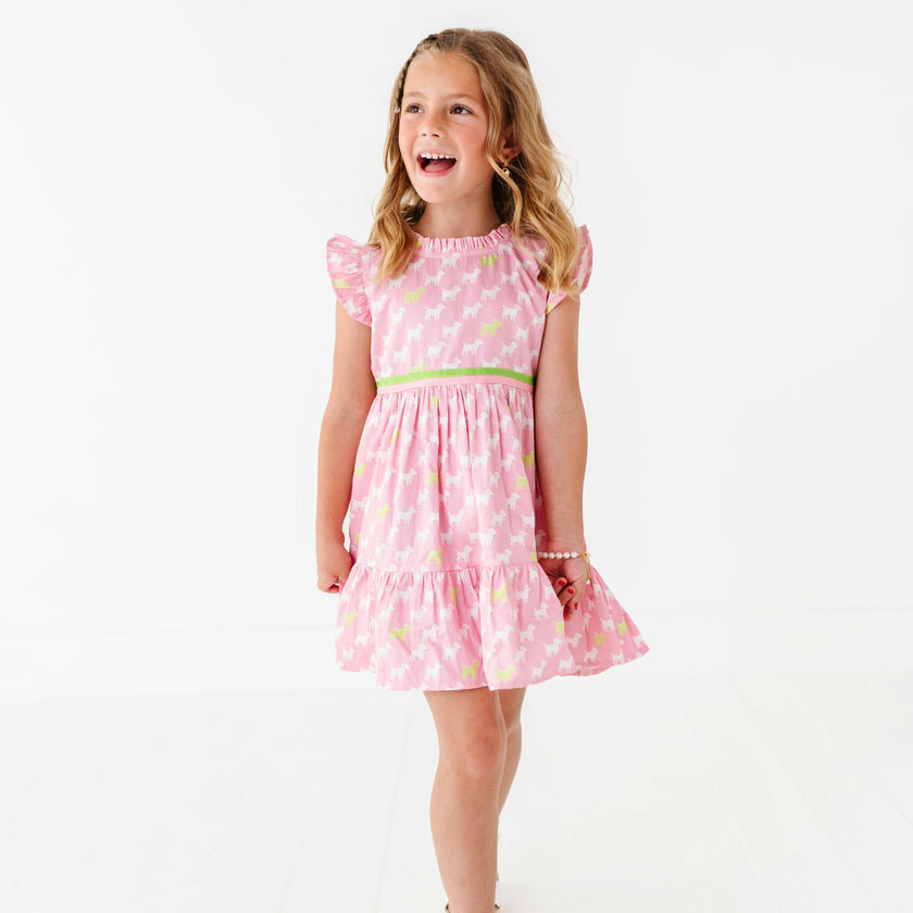 Puppies Ruffle Dress