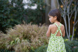 Cross Back Twirly Dress in Pickles