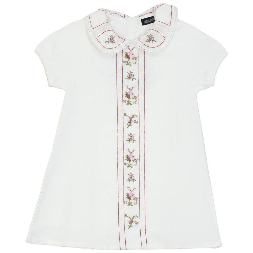 Cotton Embroidered Dress