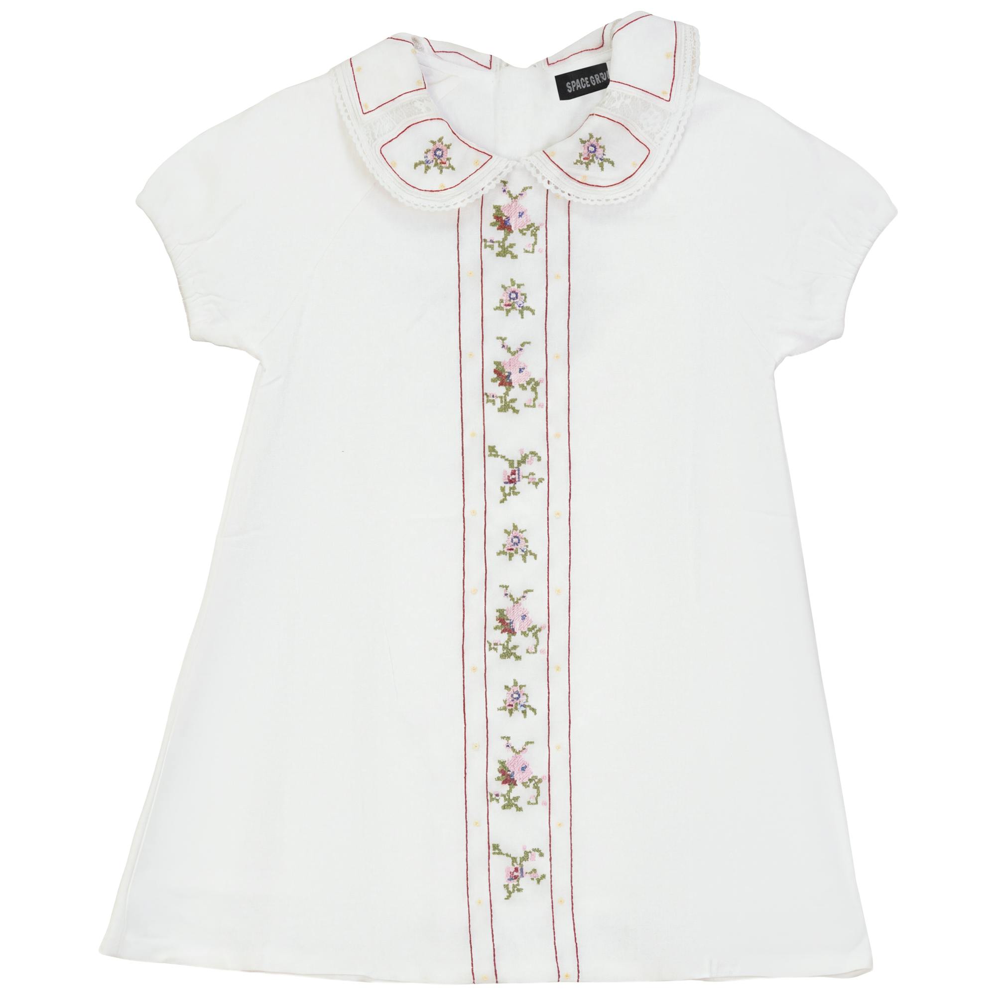 Cotton Embroidered Dress