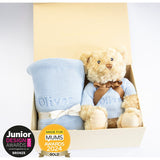 NEW BABY BLANKET AND TEDDY