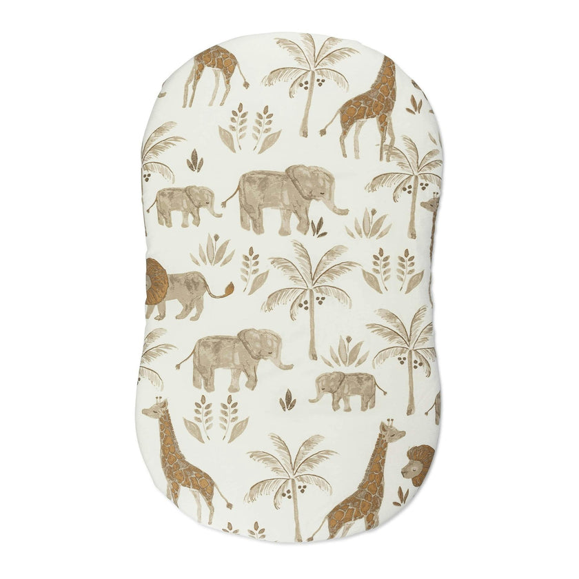 Kendi Safari Animal Cotton Bassinet Sheet