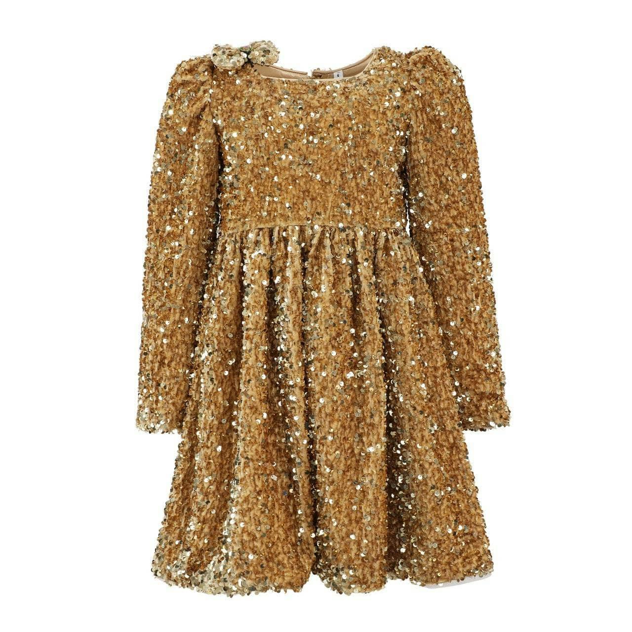 Golden Party Shimmer Dress