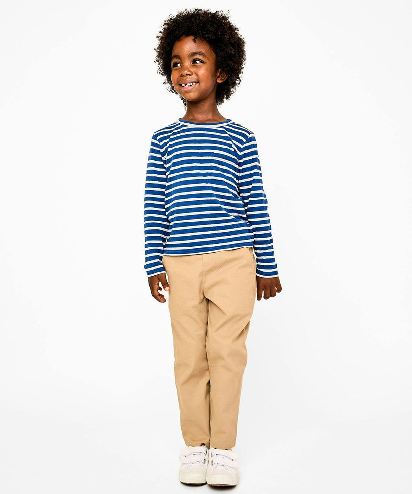 Edward T-Shirt, Enamel Blue Stripe