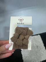 BOW SLICK BACK PONYTAILS (PACK OF 3)
