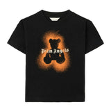 Black Spray Bear Regular T-Shirt