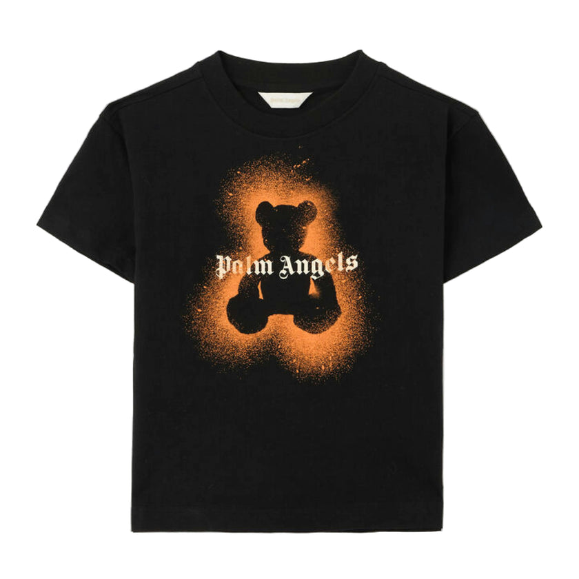 Black Spray Bear Regular T-Shirt