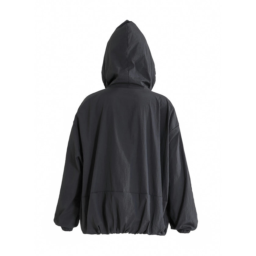 Black Hooded Jacket