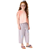 Organic Friday Pant in Lilac Print