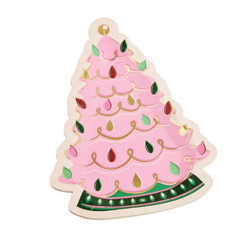 Packed Party 8 In Tree Plate Paper Party Ware