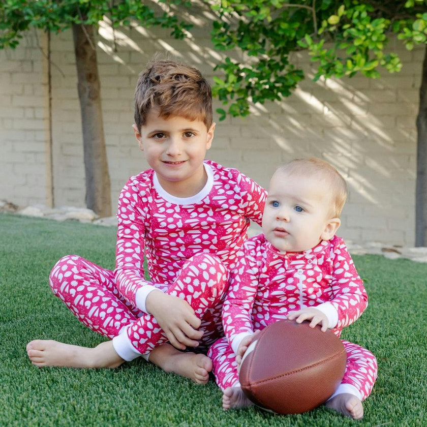 Grayson Pajama Pant Set - Pep Rally Red