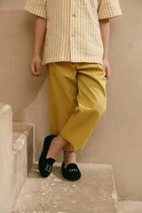 Milo Velvet Round Toe 'DUKE' Embroidered Loafers