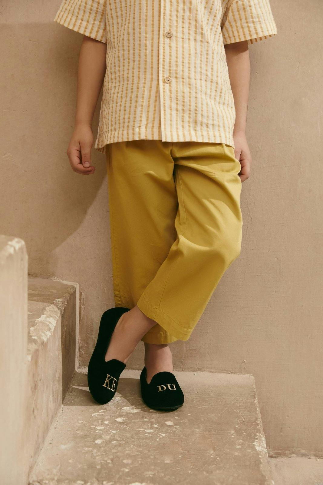 Milo Velvet Round Toe 'DUKE' Embroidered Loafers