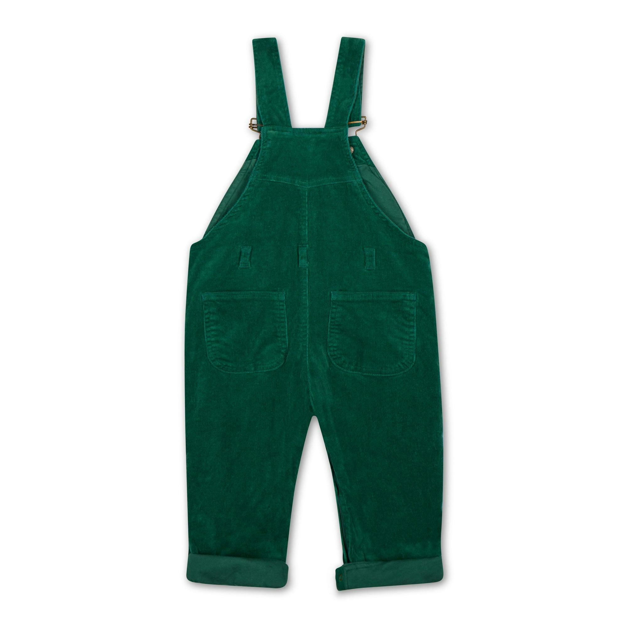 Moss Green Corduroy Overalls