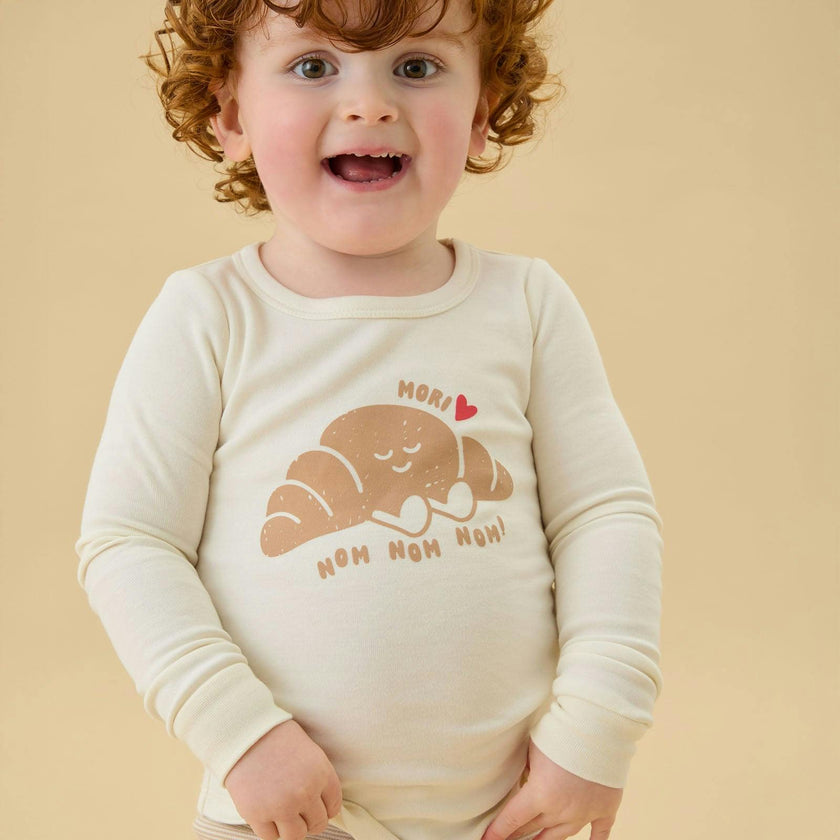 Croissant Time Pajama Set