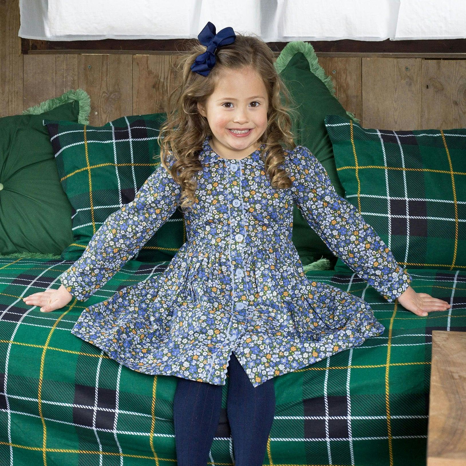 Meadow Floral Button-Front Dress