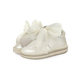 Brookli Sneakers | Off White Metallic Leather